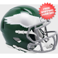 Helmets, Mini Helmets: Philadelphia Eagles 1974 to 1995 Riddell Mini Speed Throwback Helmet