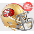 Helmets, Mini Helmets: San Francisco 49ers 1964 to 1995 Riddell Mini Speed Throwback Helmet
