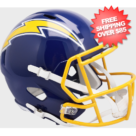 San Diego Chargers 1974 to 1987 Speed Replica Throwback Helmet
