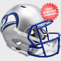 Helmets, Full Size Helmet: Seattle Seahawks 1983 to 2001 Speed Replica Throwback Helmet