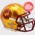 Helmets, Mini Helmets: Washington Football Team NFL Mini Speed Football Helmet <B>FLASH</B>