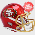 Helmets, Mini Helmets: San Francisco 49ers NFL Mini Speed Football Helmet <B>FLASH</B>