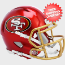 San Francisco 49ers NFL Mini Speed Football Helmet <B>FLASH</B>