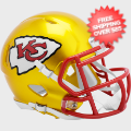 Helmets, Mini Helmets: Kansas City Chiefs NFL Mini Speed Football Helmet <B>FLASH</B>