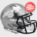Helmets, Mini Helmets: New York Jets NFL Mini Speed Football Helmet <B>FLASH</B>