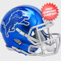 Helmets, Mini Helmets: Detroit Lions NFL Mini Speed Football Helmet <B>FLASH</B>