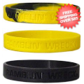 Tailgating, Fan Gear: Georgia Tech Yellow Jackets Rubber Wristbands 3 Pack