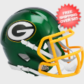 Helmets, Mini Helmets: Green Bay Packers NFL Mini Speed Football Helmet <B>FLASH SALE</B>