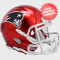 Helmets, Mini Helmets: New England Patriots NFL Mini Speed Football Helmet <B>FLASH</B>