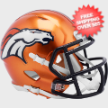 Helmets, Mini Helmets: Denver Broncos NFL Mini Speed Football Helmet <B>FLASH</B>