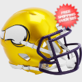 Helmets, Mini Helmets: Minnesota Vikings NFL Mini Speed Football Helmet <B>FLASH SALE</B>