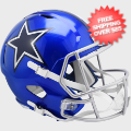Helmets, Full Size Helmet: Dallas Cowboys Speed Replica Football Helmet <B>FLASH</B>