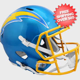 Los Angeles Chargers Speed Replica Football Helmet <B>FLASH </B>