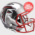 Helmets, Full Size Helmet: Atlanta Falcons Speed Replica Football Helmet <B>FLASH </B>