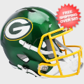 Helmets, Full Size Helmet: Green Bay Packers Speed Replica Football Helmet <B>FLASH </B>