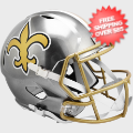 Helmets, Full Size Helmet: New Orleans Saints Speed Replica Football Helmet <B>FLASH SALE</B>