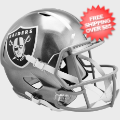 Helmets, Full Size Helmet: Las Vegas Raiders Speed Replica Football Helmet <B>FLASH </B>