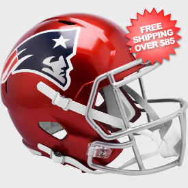 New England Patriots Speed Replica Football Helmet <B>FLASH </B>