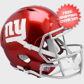 Helmets, Full Size Helmet: New York Giants Speed Replica Football Helmet <B>FLASH SALE</B>