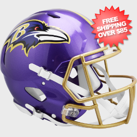 Baltimore Ravens Speed Football Helmet <B>FLASH SALE</B>