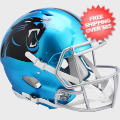 Helmets, Full Size Helmet: Carolina Panthers Speed Football Helmet <B>FLASH SALE</B>