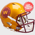 Helmets, Full Size Helmet: Washington Football Team Speed Football Helmet <B>FLASH</B>