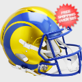 Helmets, Full Size Helmet: Los Angeles Rams Speed Football Helmet <B>FLASH</B>