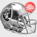 Helmets, Full Size Helmet: Las Vegas Raiders Speed Football Helmet <B>FLASH</B>
