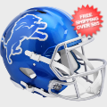 Helmets, Full Size Helmet: Detroit Lions Speed Football Helmet <B>FLASH</B>