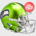 Helmets, Full Size Helmet: Seattle Seahawks Speed Football Helmet <B>FLASH</B>