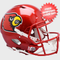 Helmets, Full Size Helmet: Louisville Cardinals Speed Football Helmet <B>FLASH SALE</B>