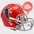 Helmets, Mini Helmets: Atlanta Falcons 1966 to 1969 Riddell Mini Speed Throwback Helmet