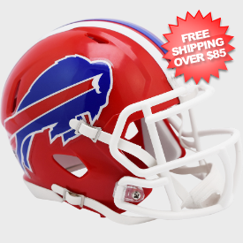Buffalo Bills 1987 to 2001 Riddell Mini Speed Throwback Helmet