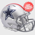 Helmets, Mini Helmets: Dallas Cowboys 1976 Riddell Mini Speed Throwback Helmet