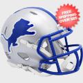 Helmets, Mini Helmets: Detroit Lions 1983 to 2002 Riddell Mini Speed Throwback Helmet