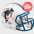 Helmets, Mini Helmets: Miami Dolphins 1997 to 2012 Riddell Mini Speed Throwback Helmet