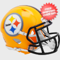 Helmets, Mini Helmets: Pittsburgh Steelers 1962 Riddell Mini Speed Throwback Helmet 75th Anniversa...