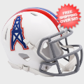 Helmets, Mini Helmets: Houston Oilers 1975 to 1980 Riddell Mini Speed Throwback Helmet