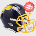Helmets, Mini Helmets: Los Angeles Chargers 1974 to 1987 Riddell Mini Speed Throwback Helmet