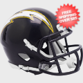 Helmets, Mini Helmets: Los Angeles Chargers 1988 to 2006 Riddell Mini Speed Throwback Helmet