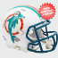 Miami Dolphins 1980 to 1996 Riddell Mini Speed Throwback Helmet