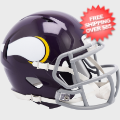 Helmets, Mini Helmets: Minnesota Vikings 1961 to 1979 Riddell Mini Speed Throwback Helmet