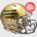 Helmets, Mini Helmets: Notre Dame Fighting Irish NCAA Mini Speed Football Helmet <i>Play Like a Ch...