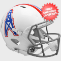 Helmets, Full Size Helmet: Houston Oilers 1975 to 1980  Speed Throwback Football Helmet