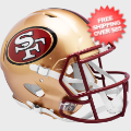 Helmets, Full Size Helmet: San Francisco 49ers 1996 to 2008 Speed Throwback Football Helmet