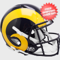 Helmets, Full Size Helmet: St. Louis Rams 1981 to 1999 Speed Throwback Football Helmet