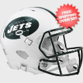 Helmets, Full Size Helmet: New York Jets 1998 to 2018 Speed Throwback Football Helmet