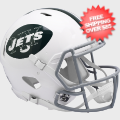 Helmets, Full Size Helmet: New York Jets 1965 to 1977 Speed Throwback Football Helmet
