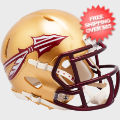 Helmets, Mini Helmets: Florida State Seminoles NCAA Mini Speed Football Helmet <B>Metallic Paint</...