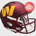 Helmets, Full Size Helmet: Washington Commanders Speed Replica Football Helmet <B>Anodized Maroon</B>